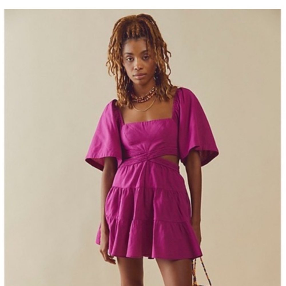 Free People Cross of Sunlight Dress